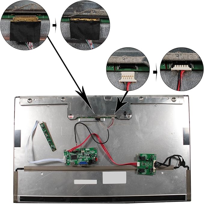 for 27 2560x1440 LM270WQ1 SDE3 A1312 Mid 2011 2K eDP LCD Display Controller Driver Board