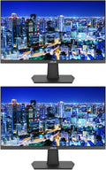 ASUS VA24EHF 24-inch 1920 x 1080 Full HD LED Backlit LCD Frameless Monitor 2-Pack Bundle with HDMI Adaptive-Sync Eye Care Low Blue Light 100Hz 1ms Smooth Motion