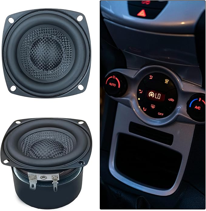 Woofers Subwoofer HiFi Speakers 3inch 4Ohm 25W Glass Fiber for Superior Bass