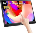 Kenowa Touchscreen Portable Monitor 14 Inch HDR 1080P IPS External Display with USB C HDMI and Speakers &amp Stands Travel Monitor Second Screen for Laptop Phone PC Mac Xbox PS4 Switch