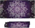 Floral Mandala Boho Desk Cover MatExtended Large Mouse PadComputer Laptop Mat Desk Decor for Office Game Home 30x16 Inch