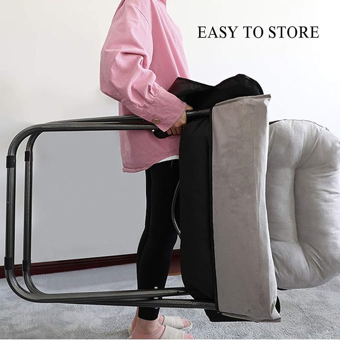 Office Chair Gaming Chair Computer Chair Leisure Chairs Folding Sun Lounger Adjustable Seat Recliners Chair Bedroom Garden with Footstool
