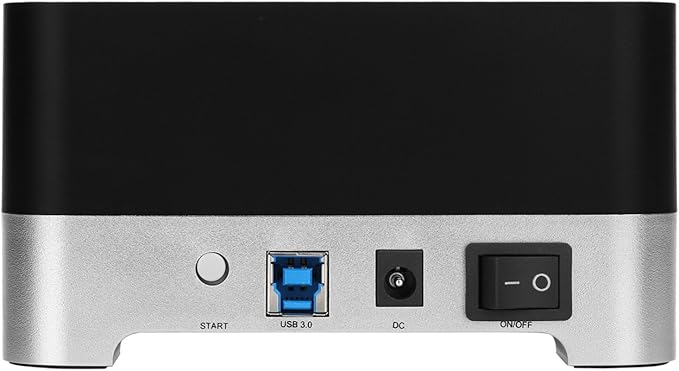 Clone Dock HDD duplicator Disk Drive Hard Reader SATA Hard Drive Docking Station USB 3.0 SSD HDD Docking Station Dual Bay for 2.5 or 3.5inch HDD with Hard Drive Duplicator/Cloner 12 TB (Docking)