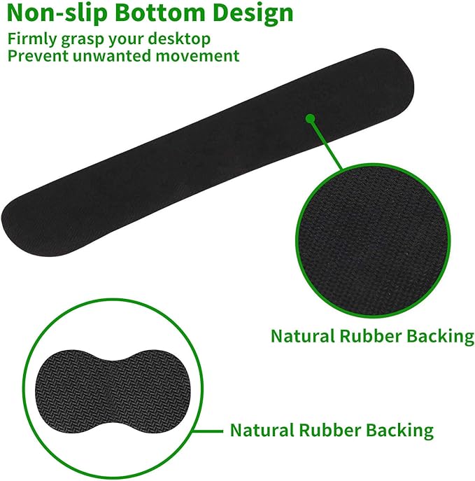 Ergonomic Keyboard Wrist Rests Gel Memory Foam Mouse Pad with Round Mousepad + Coasters Wrist Support Set with Non Slip Base for Gaming Office Laptop Easy Typing &amp Pain Relief Floral Boss Lady