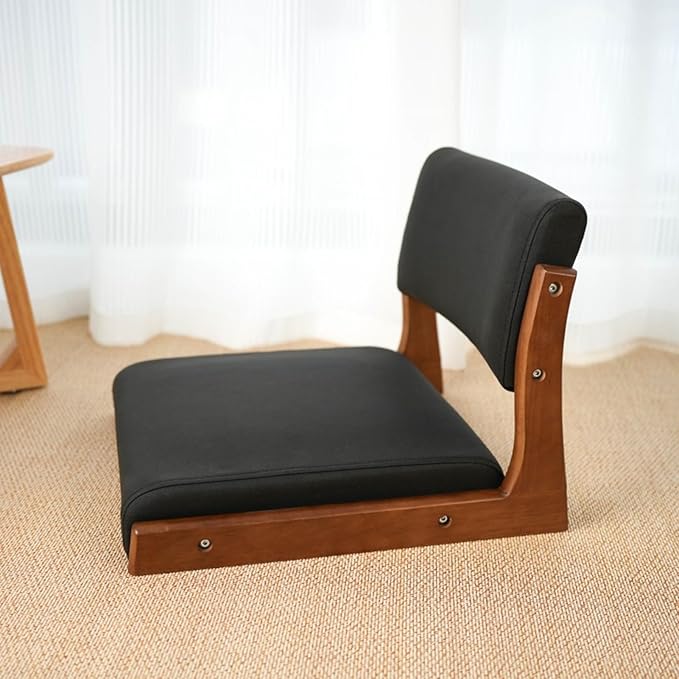 BTZHY Floor Chair Tatami Chair Accent Furniture Meditation Floor Chair Living Room Chair Floor seat Portable Japanese Legless Chair Lazy Sofa for Bay Window Meditation Reading