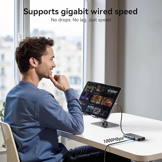 USB C Docking Station Dual Monitor Adapter for Dell HP Laptop Docking Station 3 Monitors Quad Display USB C Hub Dongle to 2 HDMIDPVGA3 USBPD100W PDEthernet 9 in 1 Thunderbolt Dock for Surface