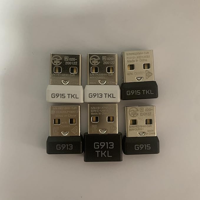 for Logitech Replacement USB Receiver for G915G915TKL Wireless Gaming Mechanical Keyboard (G915TKL Black Receiver)