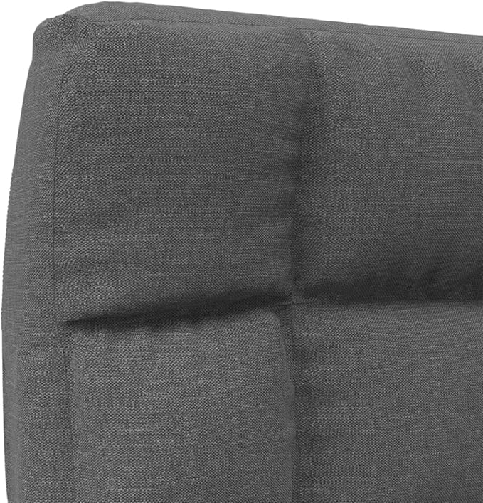Folding Floor Chair Folding Gaming Sofa Chair Floor Sofa Lazy Sofa Lounge for Playing Reading Meditating Room Recliner Dark Gray Fabric -40