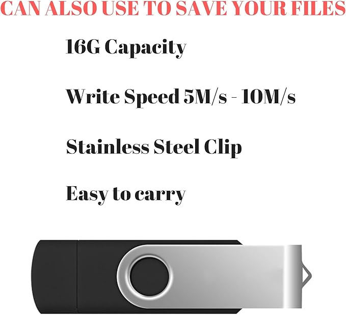 Automatic Computer Mouse Mover - Keeps Computer Awake 24/7 Mouse Jiggler to Prevent Screen Saver - Sturdy No Noise - Freedom - Easy to Carry - 16G Storage (for Home Computer)