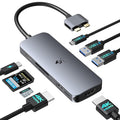 Docking Station for MacBook Pro Air LIONWEI USB C Docking Station Dual Monitor Dual HDMI Adapter Hub for Mac MacBook Pro with 2 HDMI 3 USB 3.0 SD TF Card Reader and 100W PD USB C Charging Port