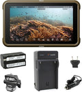 Atomos Ninja 5.2 Touchscreen Display 4K HDMI Recording Monitor with Waith Power Battery + Charger Combo (NP-F750) Swivel and Tilt Adjustable Monitor Mount Bundle Set