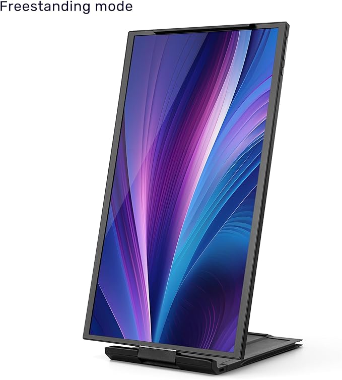SideTrak Swivel 15.6 Attachable Portable Monitor for Laptop | FDH TFT Laptop Dual Screen | Mac PC &amp Chrome Compatible | Swivel Hinge Laptop Screen Extender | USB-C Port
