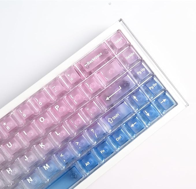 DAREU COOL68 60% Wired Gaming Keyboard Rapid Trigger Magnetic Switch Keyboard with 8000Hz Polling Rate Adjustable Actuation 0.1ms Latency Gasket Mount Hot swappable RGB Light