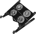 Veemoon 1Set Adjustable Laptop Cooling Stand Ergonomic Notebook Riser with USB Interface Portable and Space Saving Design Compatible with Laptops and Gaming Devices