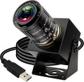 12mp USB Camera Variable Focus Webcam for Computer 1080P 120fps Manual Zoom Lightburn Camera High Speed 3.6-10mm 3X Zoom USB2.0 PC Cam Varifocal USB Security Webcamera for Video Conference
