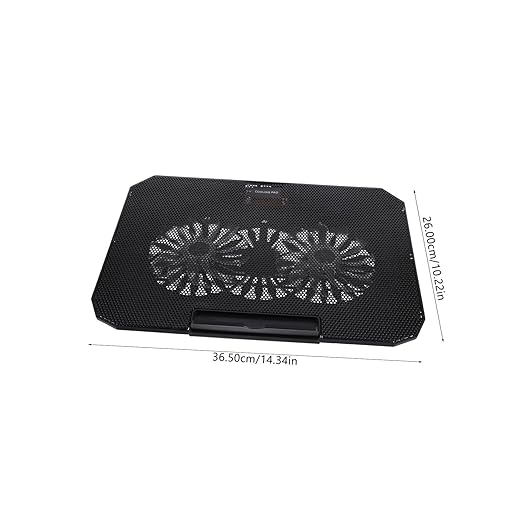 Angoily Laptop Cooling Fan Pad USB Laptop Cooler Stand Material Silent Cooling Notebook Computer Radiator