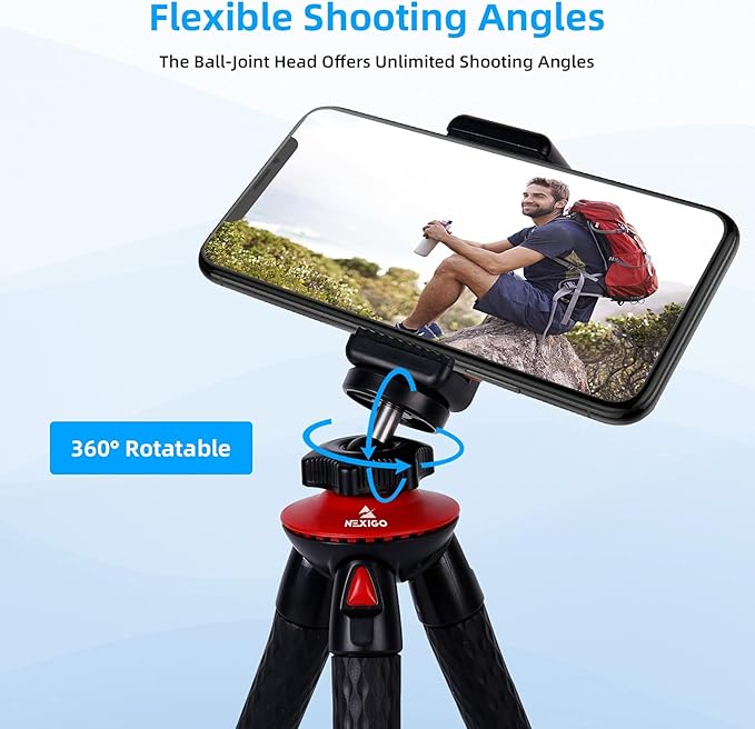 NexiGo Iris Kits 4K AI Webcam with 1/1.8 Sony_Sensor Onboard Flash Memory HDR PiP DSLR-Style Control Flexible Camera Tripod Stand Auto Framing/Tracking for Zoom/Teams/OBS and More