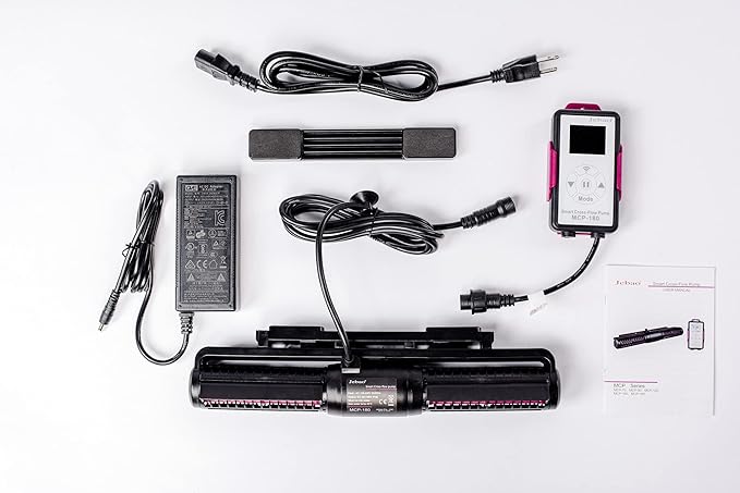 Jebao MCP Smart Cross Flow Pump with LCD Display Controller for Saltwater Tank Magnetic Base (MCP-180)