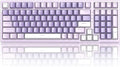 MageGee SKY98 Mechanical Gaming Keyboard 96% Gasket Hot Swappable Wired Custom Creamy Keyboard with 5-Layer Sound Dampening RGB Backlit NKRO for Win/Mac (Violet Violet Switch)