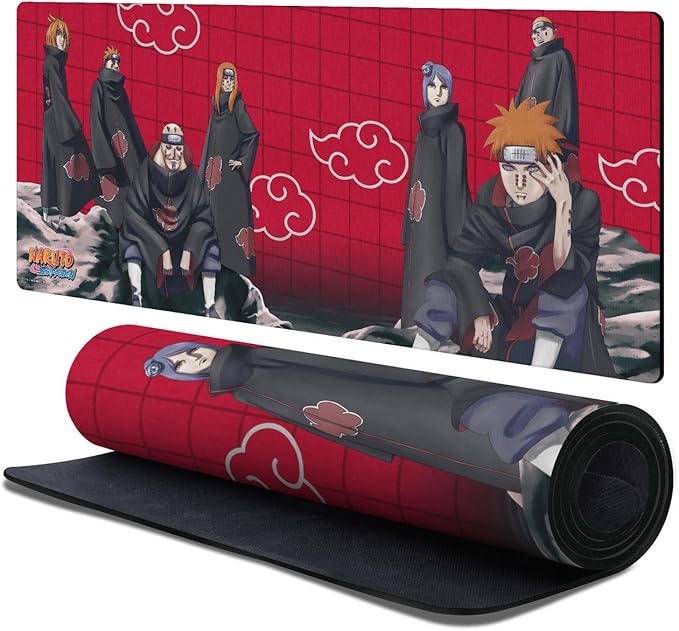 Head Case Designs Officially Licensed Naruto Shippuden Pain and Konan Graphic Art 37.4 x 15.75 x 0.16 inches (900 x 400 mm) - XL Gaming Office Desk PC Keyboard Mouse Mat Pad