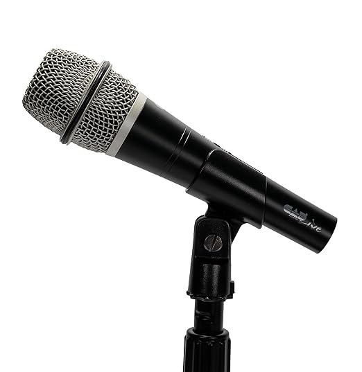 Includes CADLive C92 Cardiod Condenser Handheld Micrphone Mic Clip and Pouch