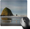 3dRose Mouse Pad Haystack Rock on Cannon Beach Oregon - 8 by 8-Inches (mp_279334_1)
