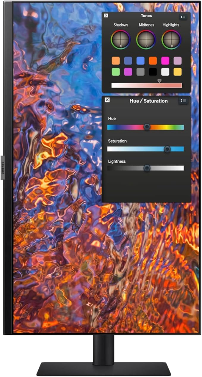 Samsung 27-Inch ViewFinity S80PB Series UHD Computer Monitor DCI-P3 98% VESA DisplayHDR 400 IPS Panel Matte Display USB-C PIP/PBP Intelligent Eye Care LS27B804PXNXGO