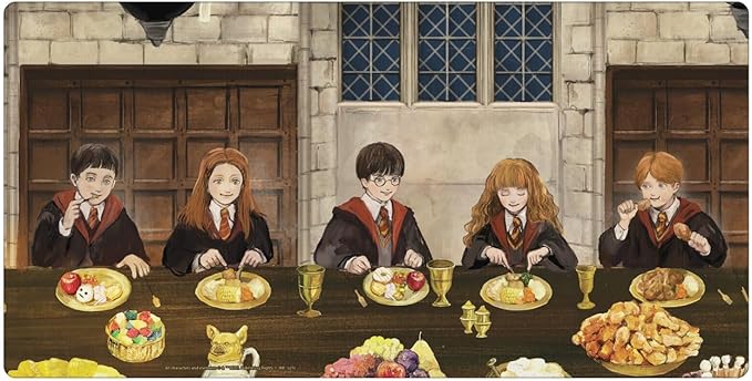 Head Case Designs Officially Licensed Harry Potter Gryffindor Table Graphics 23.62 x 11.81 x 0.12 inches (600 x 300 mm) - L Gaming Office Desk PC Keyboard Mouse Mat Pad