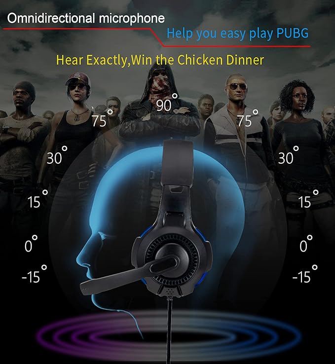 One Ear Headset with Mic for PS5/PS4/Xbox One/Xbox Series X/S/Nintendo Switch/Lite/Steam Deck Gaming Headphone with Microphone Control 3.5MM Wired Unilateral Chat Headset for Laptop/Tablets/Phone/PC