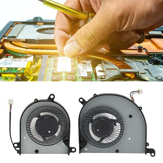 Laptop Cooling Fan Aluminum Alloy Laptop Cooling Fan for PS63 Modern 8RC 8SC MS‑16S1