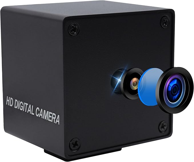MMlove 8K USB Camera 48MP Webcam 4K 30FPS High Speed Autofocus Lightburn Camera with 70 Degree No Distortion Lens Industrial Security Wabcam for Skype/Zoom/FaceTime/HangoutsPC/Laptop/Raspberry Pi