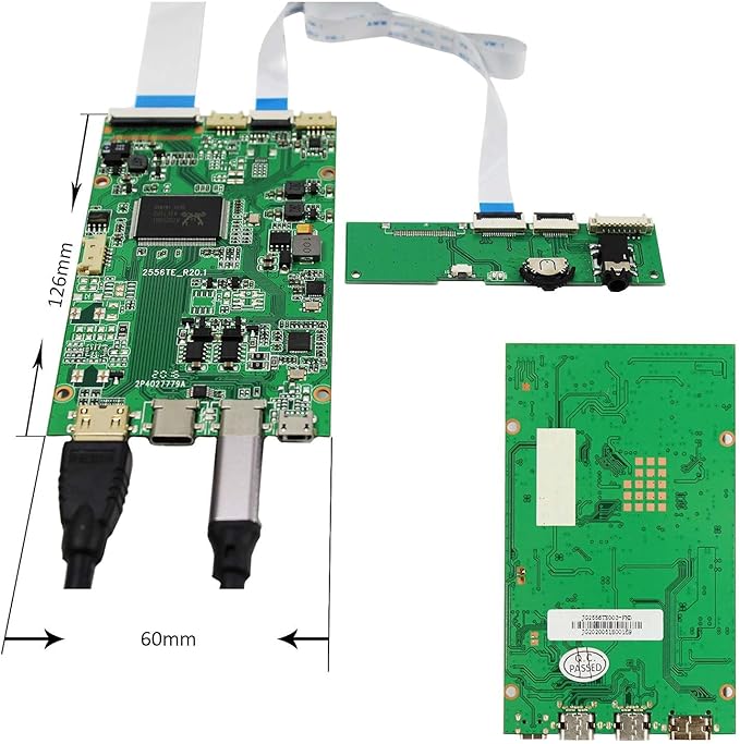 VSDISPLAY 14 14 Inch 1920X1080 IPS LCD Screen with USB C LCD Controller Board VS-RTD2556HC-V2