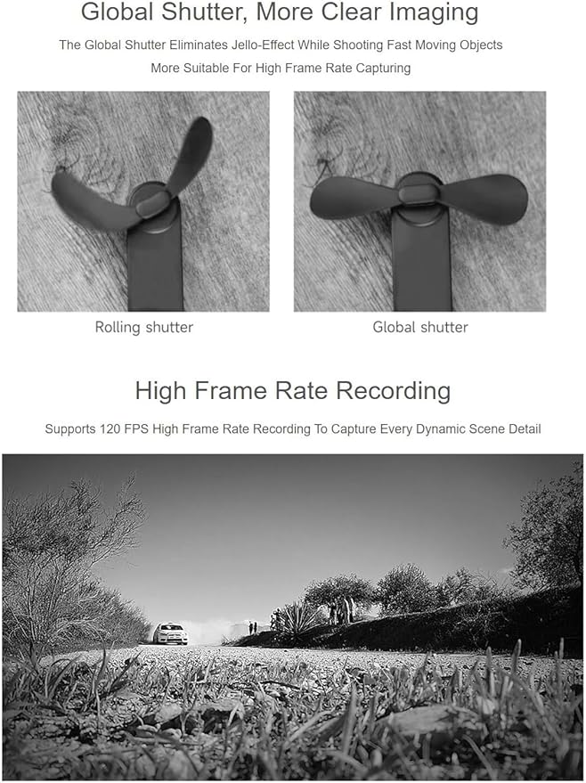 OV9281 1MP Mono USB Camera (A) 120° FOV Supports 120FPS High Frame Rate Recording Global Shutter for Clearer Imaging (OV9281 1MP USB Camera (A))