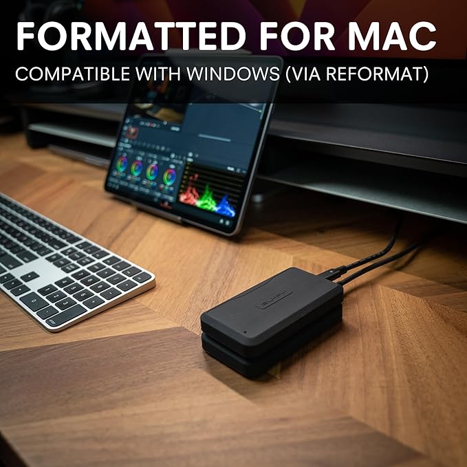 Glyph Production Technologies Atom Pro 2 External NVMe Solid State Drive (SSD) Thunderbolt 3 (4TB)