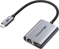 Cable Matters USB C to Ethernet Adapter with 140W Charging Gigabit Ethernet to USB C Adapter Compatible with MacBook Pro Dell XPS Surface Up to 480Mbps for Chromecast with Google TV -2020 &amp L