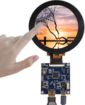 2.8 inch 480X480 IPS MIPI 330nit Circle LCD Touch Screen and 40 pins Controller Board