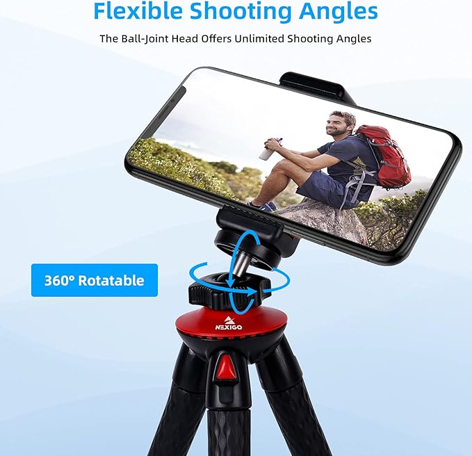 4K PTZ Webcam Kits NexiGo N990 (Gen 2) UHD 2160P Webcam with 5X Digital Zoom Sony Starvis Sensor Position Preset Flexible Mini Tripod for Skype/Teams/Zoom Meetings