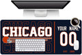 ANTKING Chicago Mouse Pad Custom Name and Number Desk Pad for Men Women Youth Gifts
