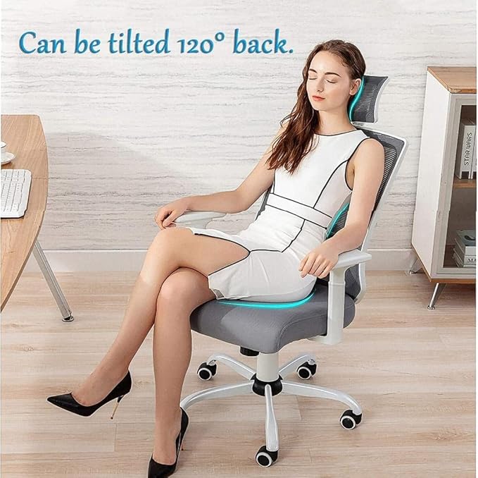 Office Chair Gaming Chair Boss Chair Ergonomic Computer Chair High Back Swivel Chair Video Game Chair Mesh Work Chair Chair (Color : Black) Needed