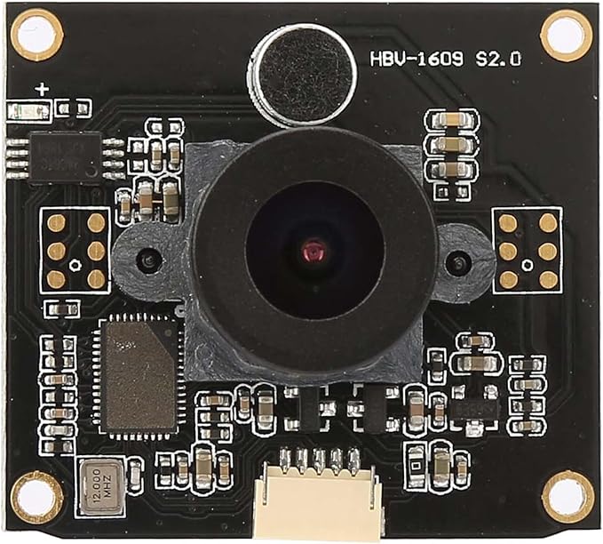 2 Million Pixels USB Camera Module Wide Angle Lens Tiny Robot Camera Suitable for Car Recorders Search Engines Etc