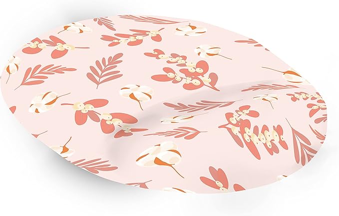 Ergonomic Mouse Pad with Wrist Rest Digital Printed Mouse Mat for Tendon Sheath Problems Non-Slip Base for Office and Home Size: 20 x 23 cm