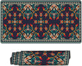 Traditional Moroccan Tile Desk Cover MatExtended Large Mouse PadComputer Laptop Mat Desk Decor for Office Game Home 30x16 Inch