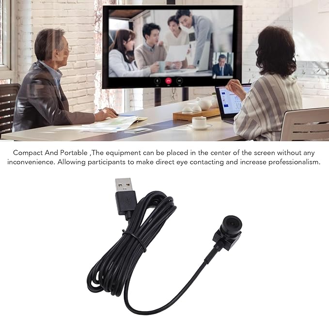 1080P Full HD Webcam with Built in Mic and Auto Focus Clear Audio Protable PC Camera Webcam Plug and Play for WinXP OS X