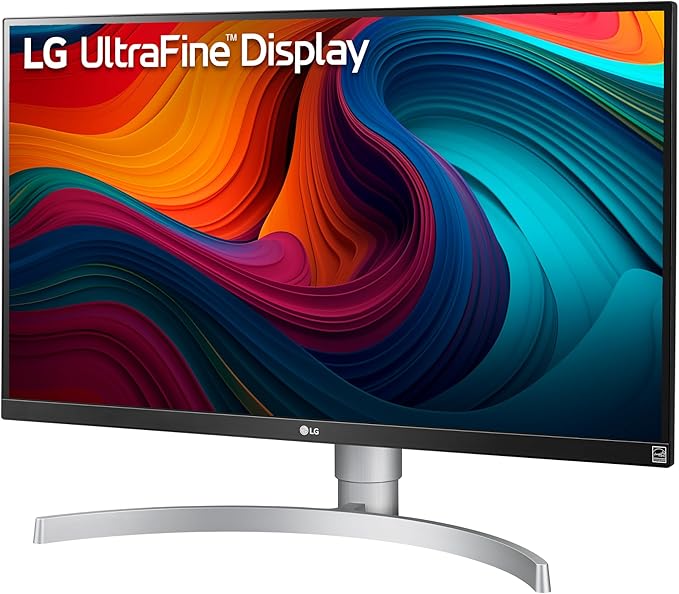 LG 27UK650-W 27” Inch UHD (3840 x 2160) IPS Display with HDR 10 sRGB 99% Color Gamut AMD FreeSync Technology 3-Side Virtually Borderless Design
