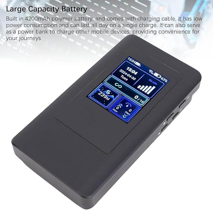 CUIFATI 5G Travel Router with Card Slot Dual Band 5G Portable WiFi Router1200mbps Download Speed Low Latency Networking Global 5G/4G Bands Mobile Hotspot for Travel
