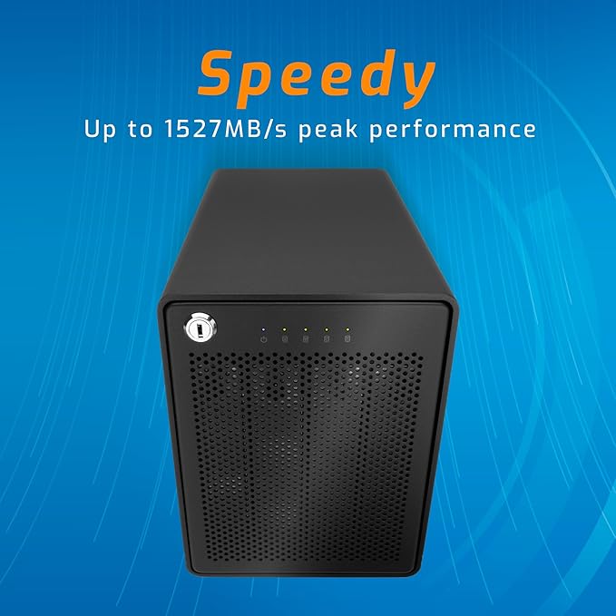 OWC ThunderBay 4 8TB Four-BayThunderbolt 40Gb/s RAID Storage Solution with SoftRAID Premium