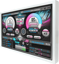 VSDISPLAY 8 Inch 1280x800 IPS LCD Monitor Portable Small Display Supports Theme Edit for PC Case CPU GPU RAM Data Monitoring Secondary ScreenWhite