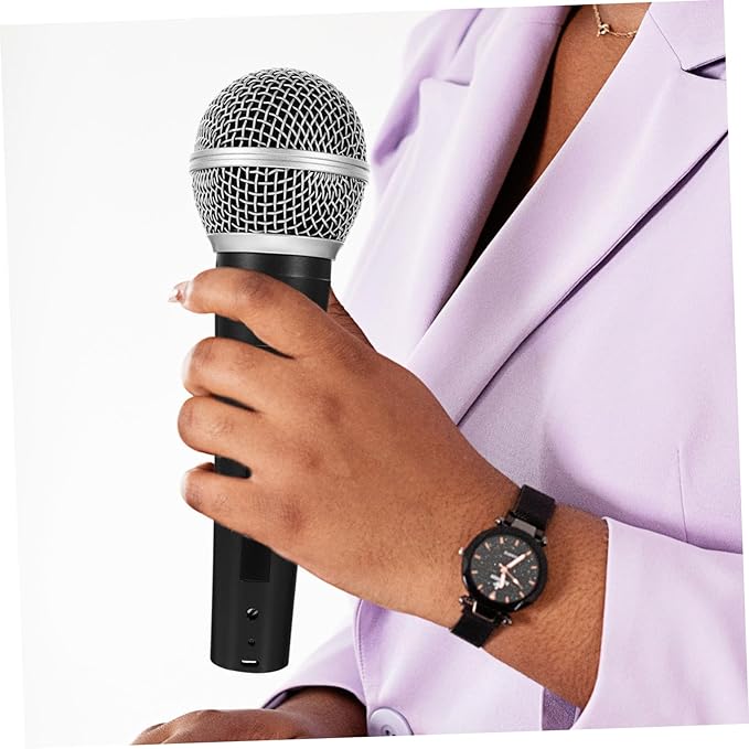 Kisangel Professional Dynamic Wired Vocal Mic for KTV and Stage Performance Handheld Microphone with Cable and Clip