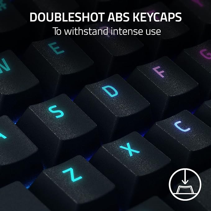 Razer BlackWidow V4 X - Mechanical Gaming Keyboard: Green Switches Tactile &amp Clicky 6 Dedicated Macro Keys Chroma RGB Doubleshot ABS Keycaps Media Controls Sound Dampening &amp Stabilizers (