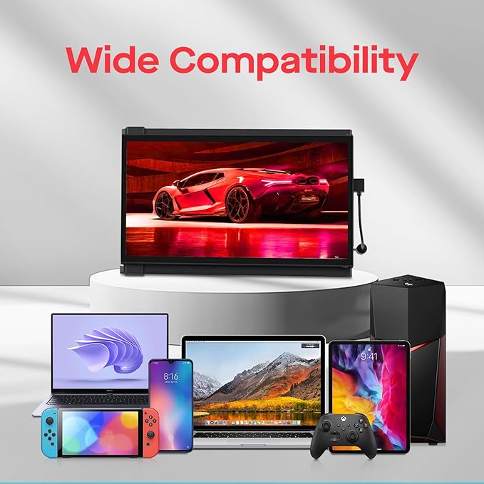 Portable Monitor - Mobile Pixels Duex Plus DS 13.3 FHD 1080P Laptop Monitor Extender USBA/Type-C/HDMI Plug and Play Laptop Screen for 13-14.5 Laptops Windows/macOS/Android/Switch Compatible